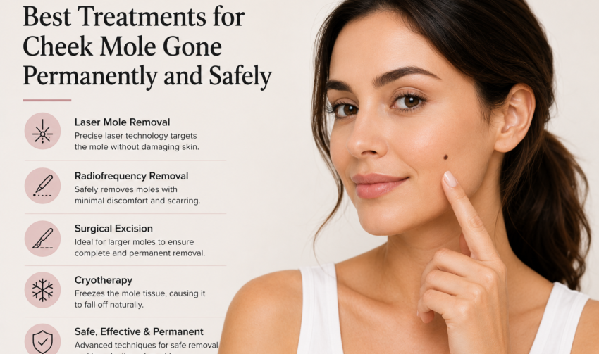Cheek Mole Gone Permanently