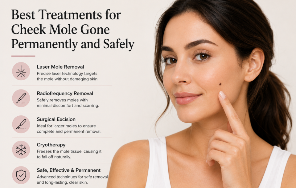 Cheek Mole Gone Permanently
