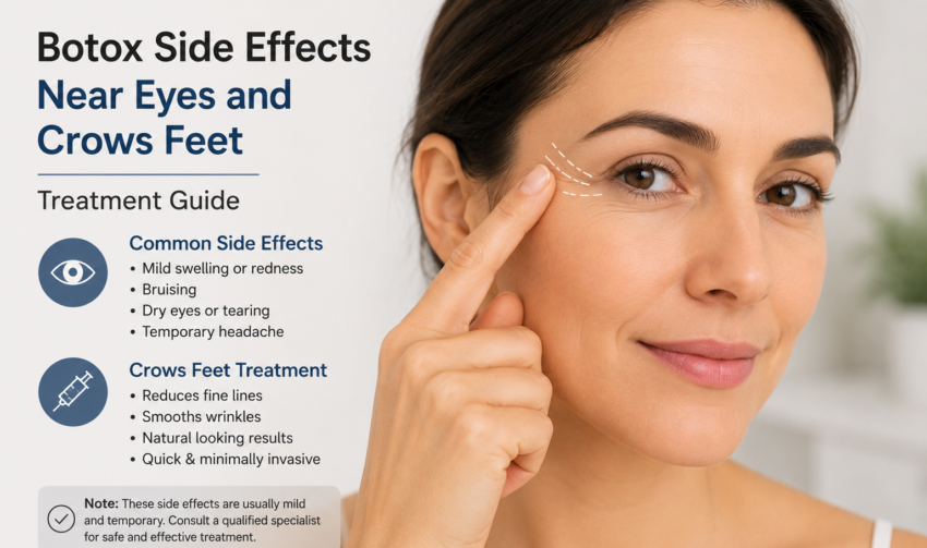botox side effects near eyes