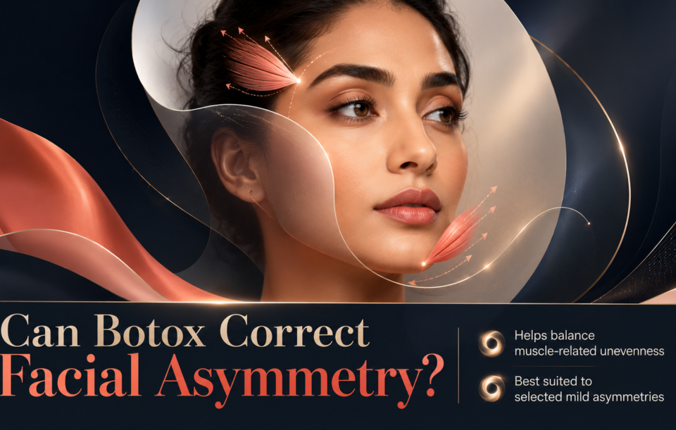 Botox face asymmetry correction
