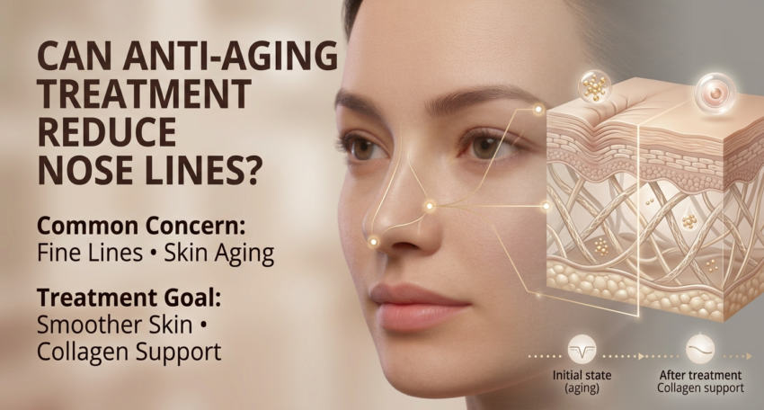 anti aging treatment nose lines