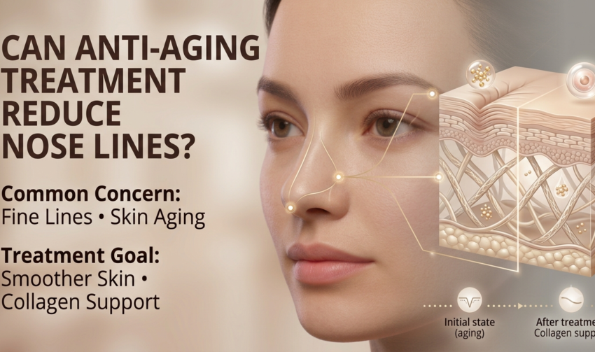 anti aging treatment nose lines