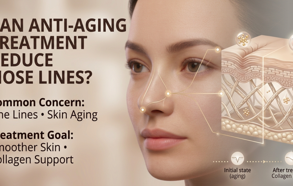anti aging treatment nose lines