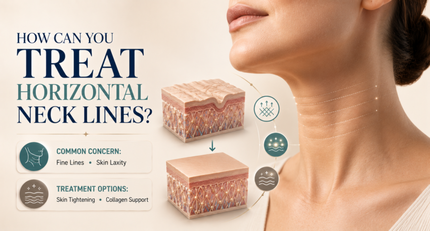 horizontal neck lines treatment