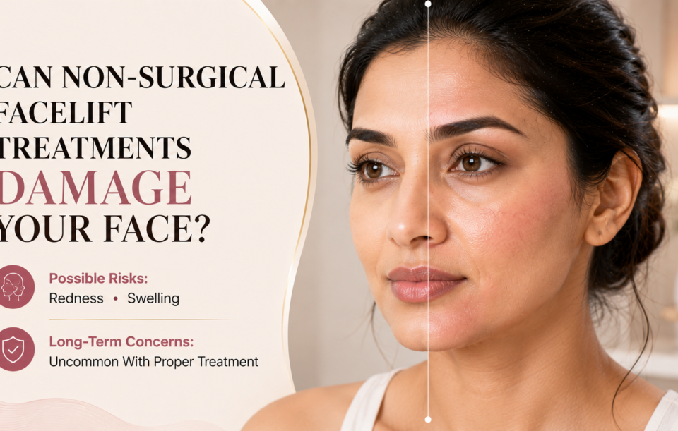 non-surgical facelift damage