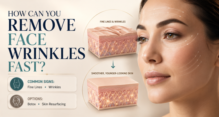remove face wrinkles fast