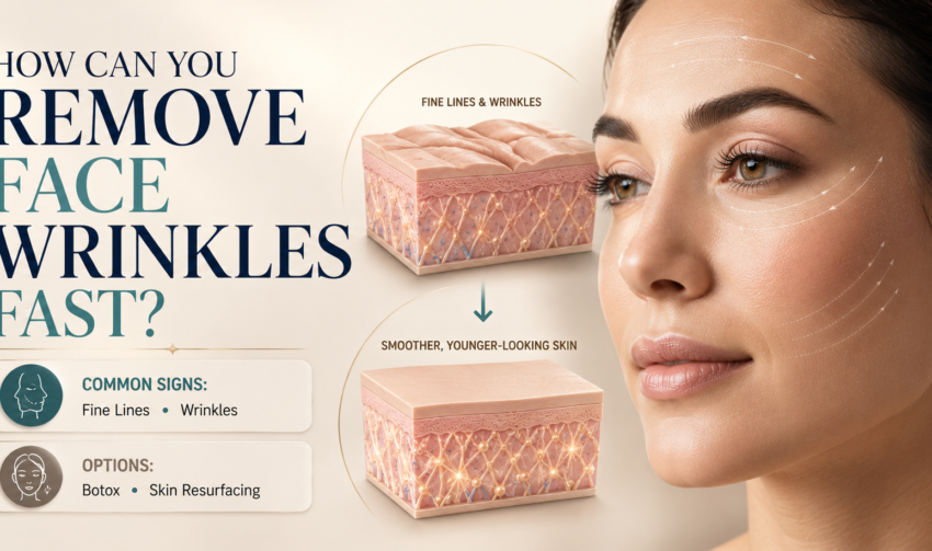remove face wrinkles fast