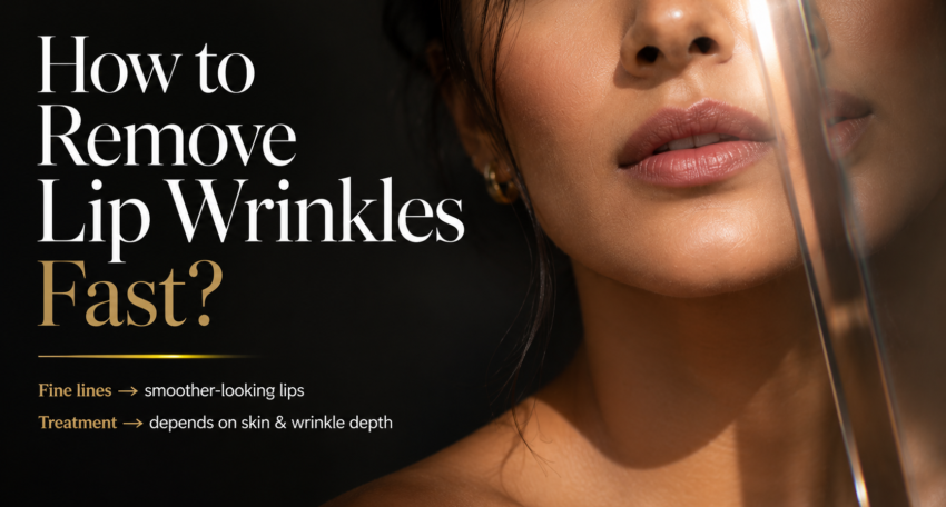 remove lip wrinkles fast