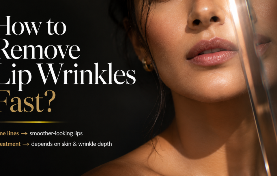 remove lip wrinkles fast