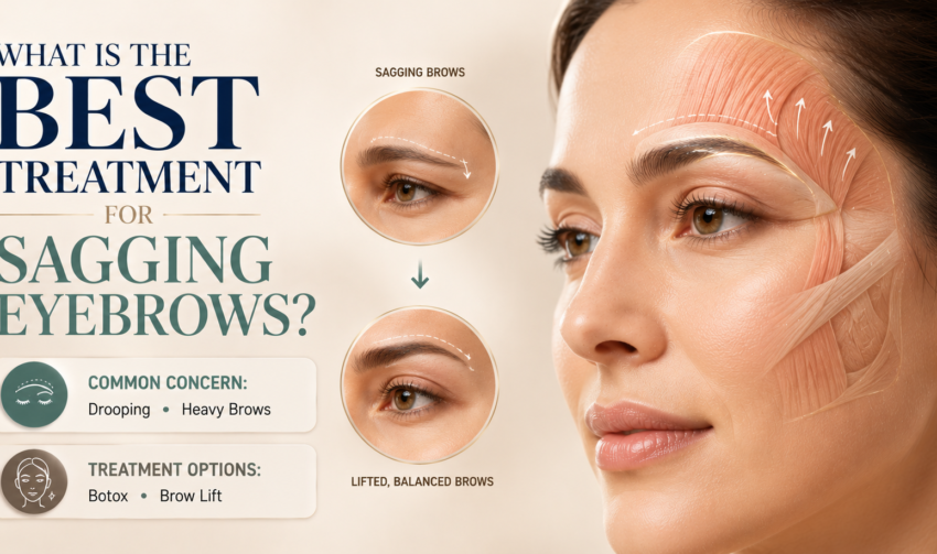 sagging eyebrow treatment