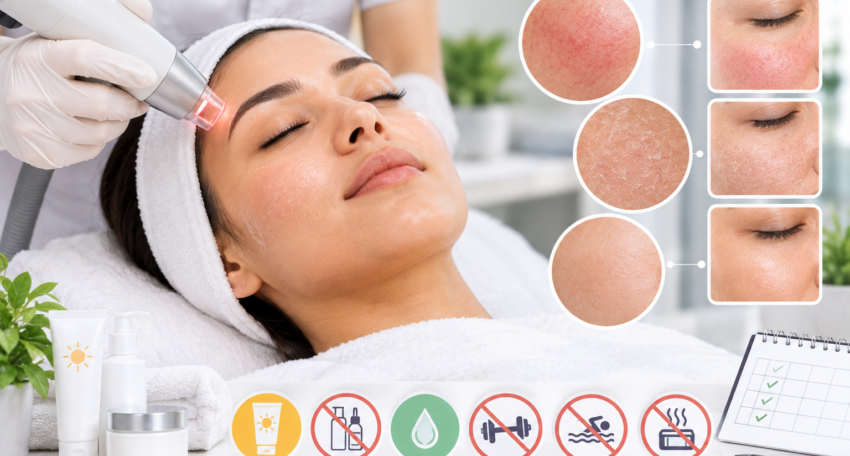 aftercare after laser treatment