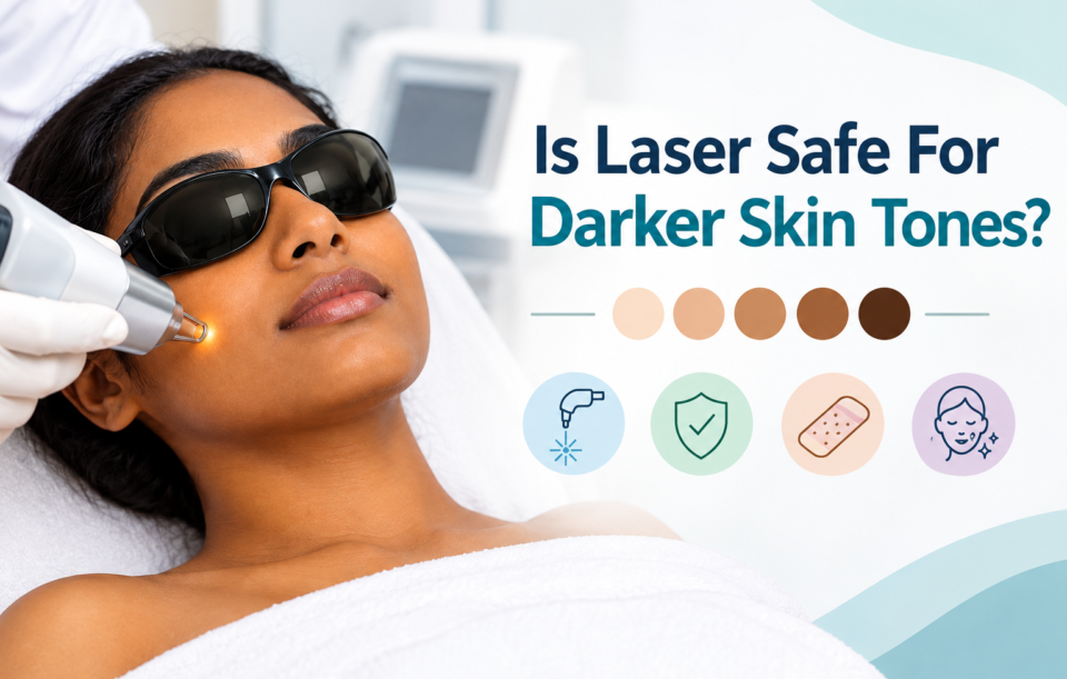 is laser safe for dark skin tones