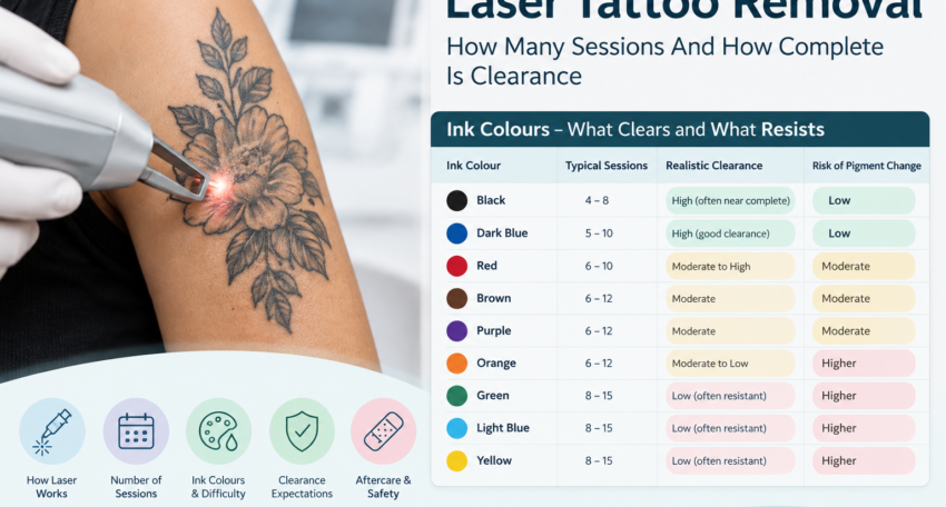 laser tattoo removal sessions