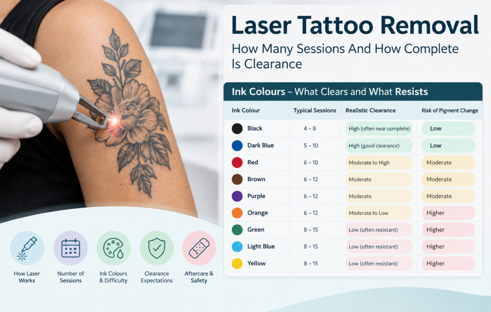 laser tattoo removal sessions