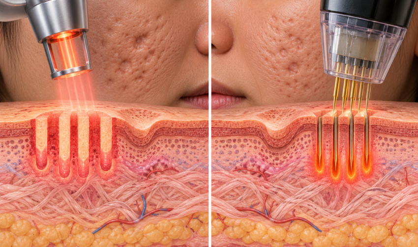 Fractional Laser vs RF Microneedling